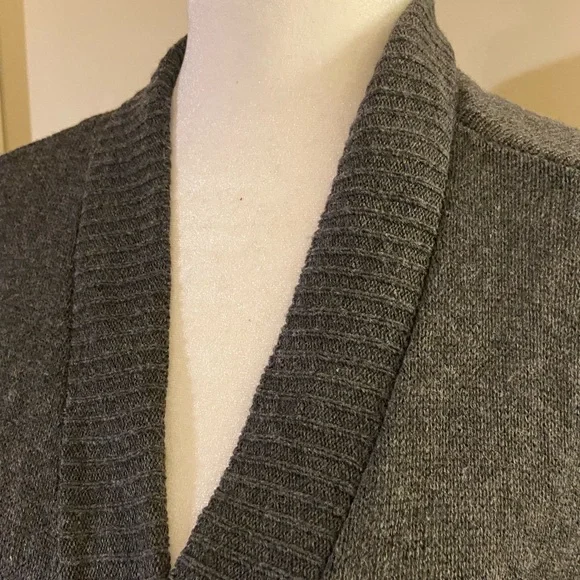 Grey Long Open Duster XL - Picture 9 of 9